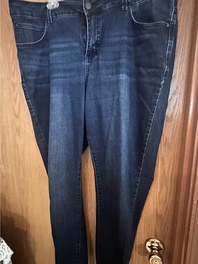Maurices Dark Blue Skinny Jeans